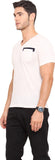Northern Lights Solid Men's V-neck T-Shirt