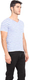 Northern Lights Striped Men's V-neck T-Shirt