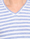 Northern Lights Striped Men's V-neck T-Shirt