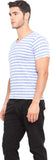 Northern Lights Striped Men's V-neck T-Shirt