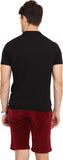 Northern Lights Printed Men's Polo Neck T-Shirt