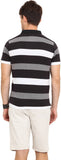 Northern Lights Striped Men's Polo Neck T-Shirt