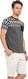 Northern Lights Printed Men's Round Neck T-Shirt