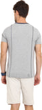 Northern Lights Solid Men's Round Neck T-Shirt
