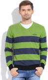Numero Uno Striped Men's V-neck T-Shirt