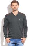 Numero Uno Solid Men's V-neck T-Shirt