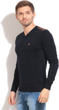 Numero Uno Solid Men's V-neck T-Shirt