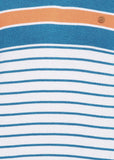 Numero Uno Striped Men's V-neck T-Shirt