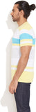 Numero Uno Striped Men's Polo Neck T-Shirt