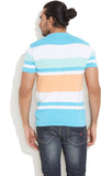 Numero Uno Striped Men's Polo Neck T-Shirt