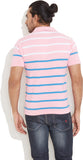 Numero Uno Striped Men's Polo Neck T-Shirt