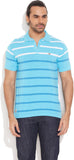 Numero Uno Striped Men's Polo Neck T-Shirt