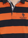 Numero Uno Striped Men's Polo T-Shirt