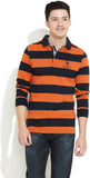 Numero Uno Striped Men's Polo T-Shirt