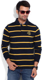 Numero Uno Striped Men's Polo T-Shirt