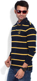 Numero Uno Striped Men's Polo T-Shirt