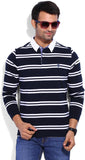 Numero Uno Striped Men's Polo T-Shirt