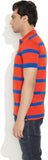 Numero Uno Striped Men's Polo Neck T-Shirt