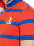 Numero Uno Striped Men's Polo Neck T-Shirt