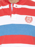 Numero Uno Striped Men's Polo Neck T-Shirt