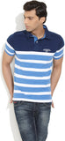 Numero Uno Striped Men's Polo Neck T-Shirt