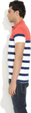 Numero Uno Striped Men's Polo Neck T-Shirt