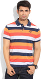 Numero Uno Striped Men's Polo T-Shirt