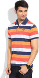 Numero Uno Striped Men's Polo T-Shirt