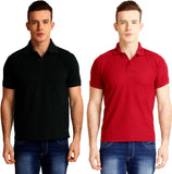 Nimya Solid Men's Polo Neck T-Shirt