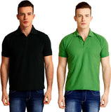 Nimya Solid Men's Polo Neck T-Shirt