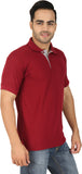 Nimya Solid Men's Polo Neck T-Shirt