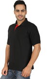 Nimya Solid Men's Polo Neck T-Shirt