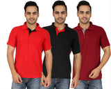 Nimya Solid Men's Polo Neck T-Shirt