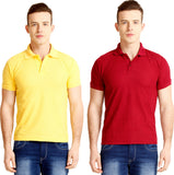 Nimya Solid Men's Polo Neck T-Shirt
