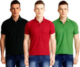 Nimya Solid Men's Polo Neck T-Shirt
