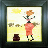 Trends On Wall Panihari Acrylic Painting