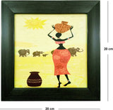 Trends On Wall Panihari Acrylic Painting