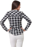 Nineteen Women's Checkered Casual Shirt
