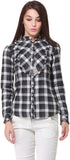 Nineteen Women's Checkered Casual Shirt