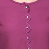 Nineteen Casual Bell Sleeve Solid Women's Top