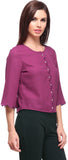 Nineteen Casual Bell Sleeve Solid Women's Top