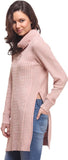 Nineteen Solid Round Neck Casual Women's Sweater