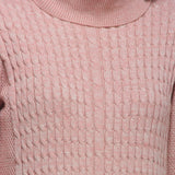 Nineteen Solid Round Neck Casual Women's Sweater
