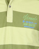 Numalo Striped, Embroidered Men's Polo Neck T-Shirt