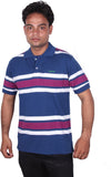 Norwood Striped Men's Polo Neck T-Shirt