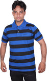 Norwood Striped Men's Polo Neck Reversible T-Shirt