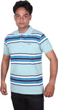 Norwood Striped Men's Polo Neck T-Shirt