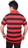 Norwood Striped Men's Polo Neck Reversible T-Shirt