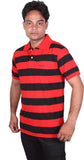 Norwood Striped Men's Polo Neck Reversible T-Shirt