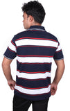 Norwood Striped Men's Polo Neck T-Shirt